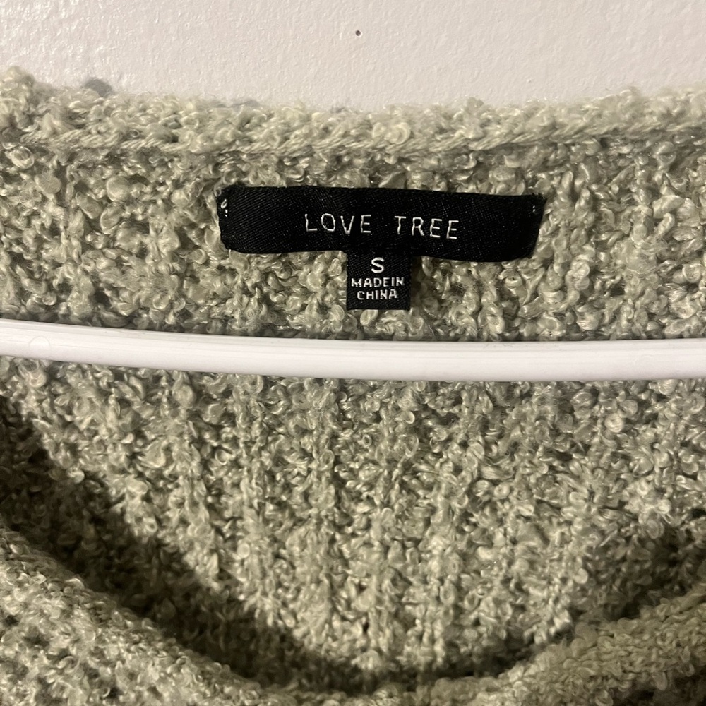 SAGE color long sleeve sweater size small - Picture 2 of 2